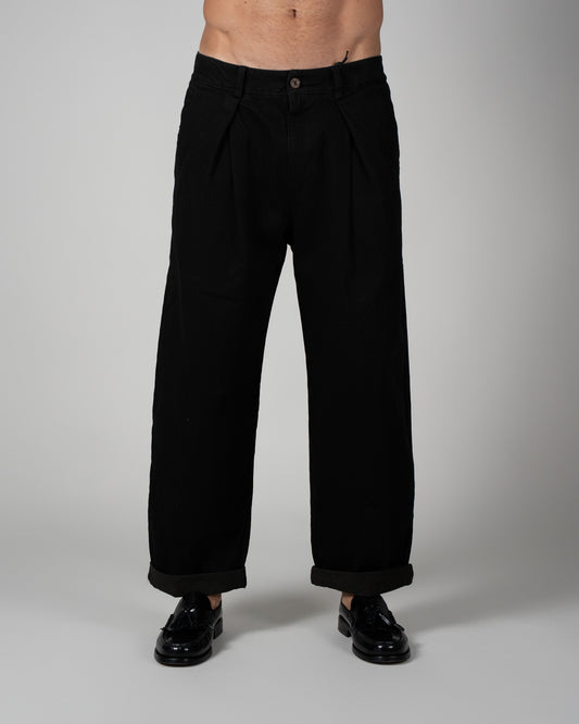 Pantalone Ridolfi nero/verde