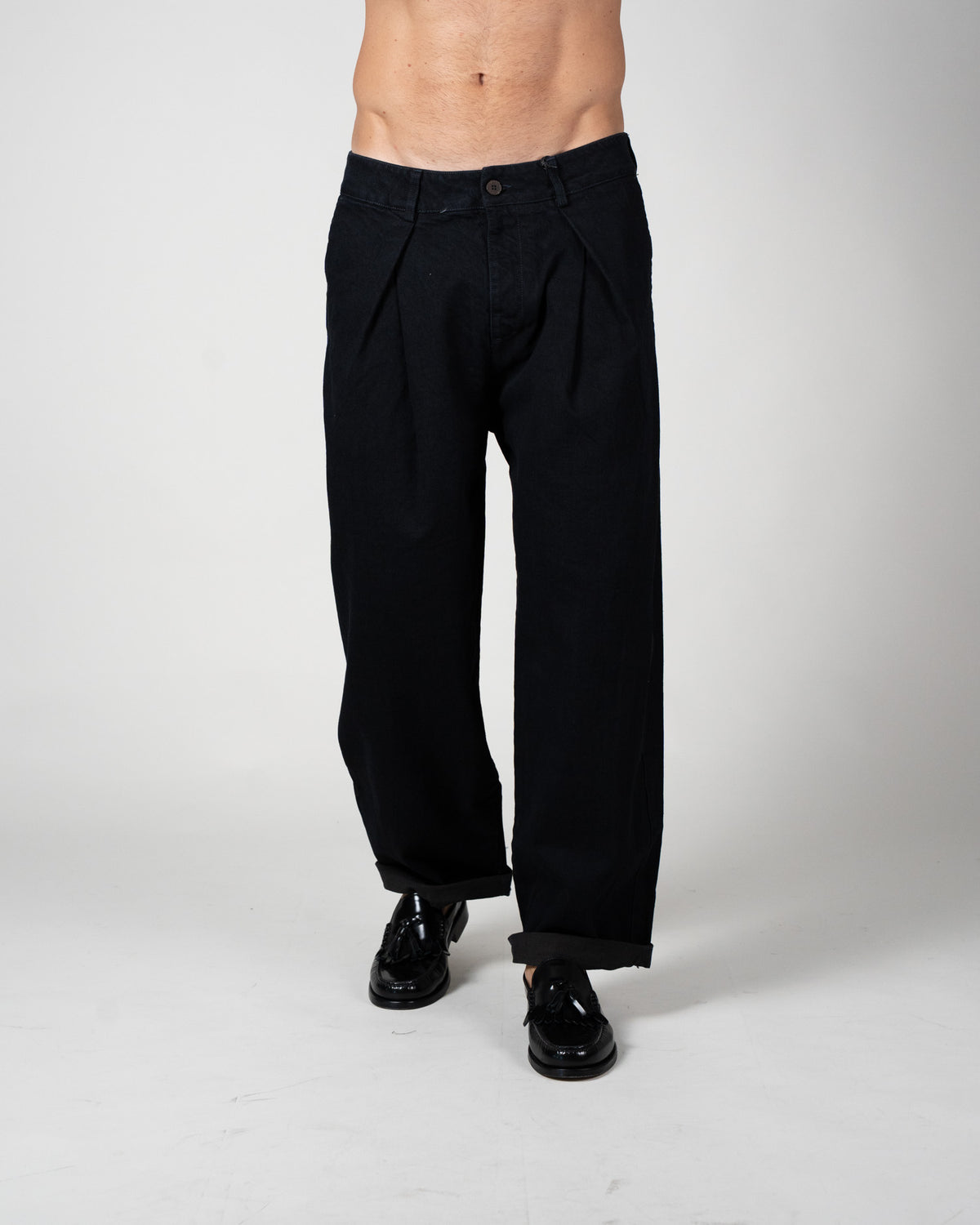 Pantalone Ridolfi blu/marrone