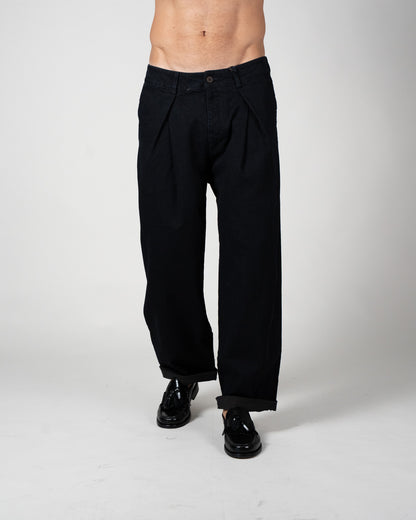 Pantalone Ridolfi blu/marrone