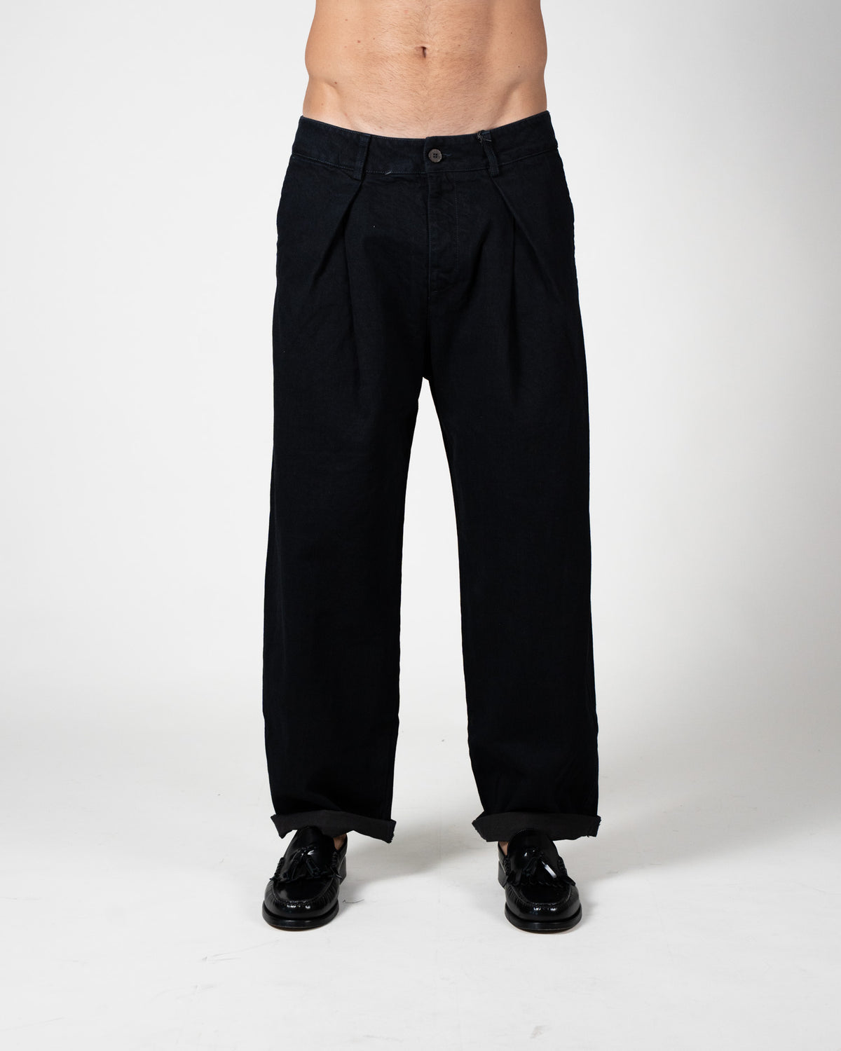 Pantalone Ridolfi blu/marrone