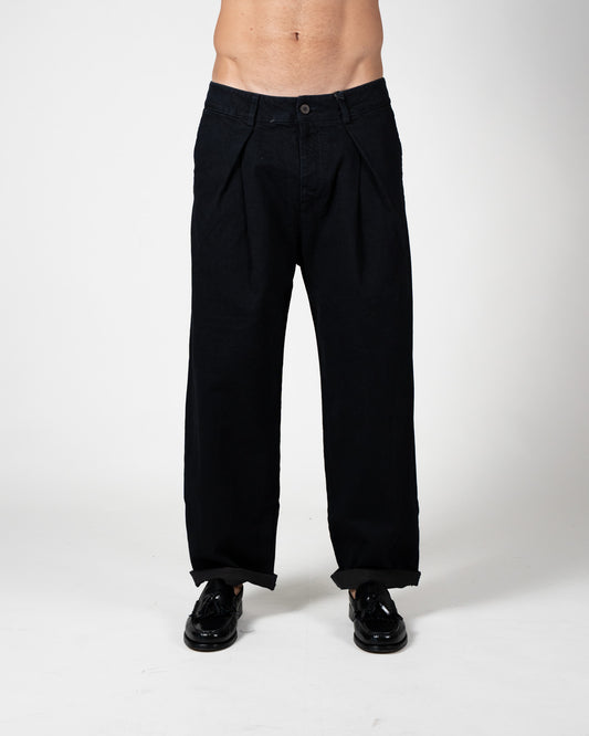 Pantalone Ridolfi blu/marrone