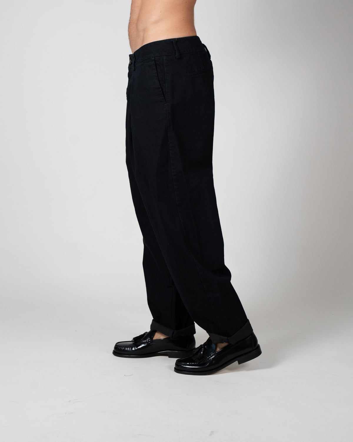 Pantalone Ridolfi blu/marrone