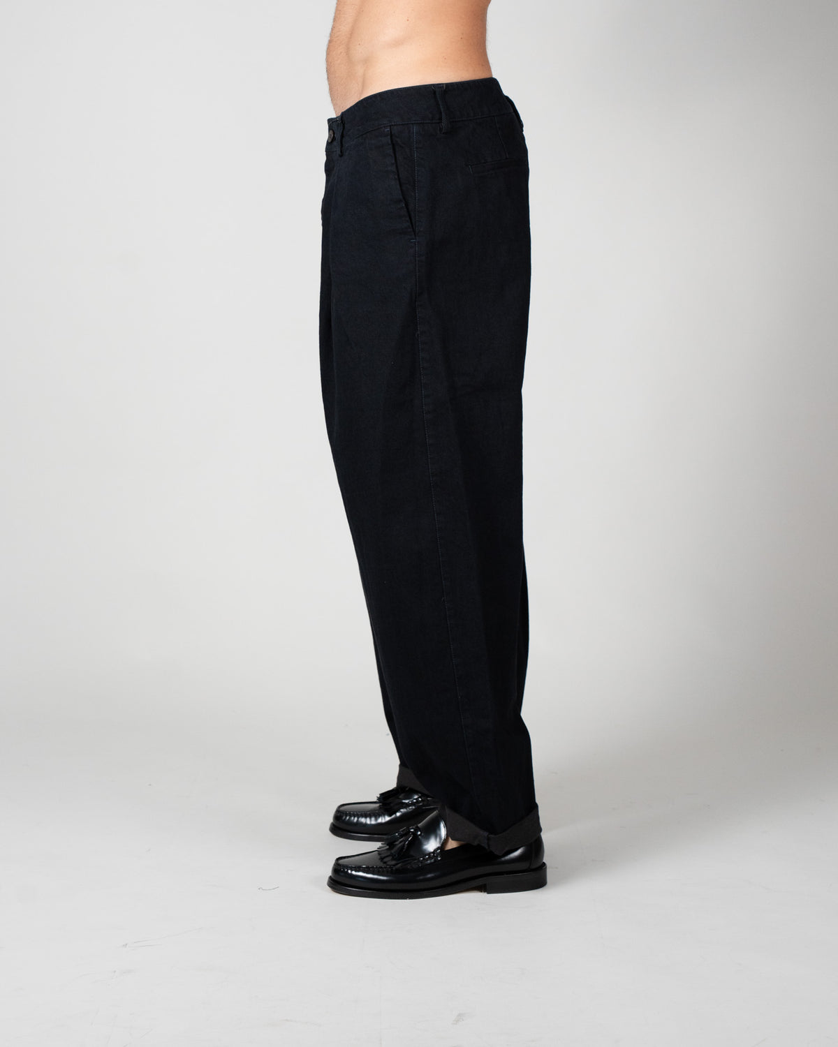 Pantalone Ridolfi blu/marrone