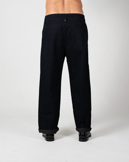 Pantalone Ridolfi blu/marrone