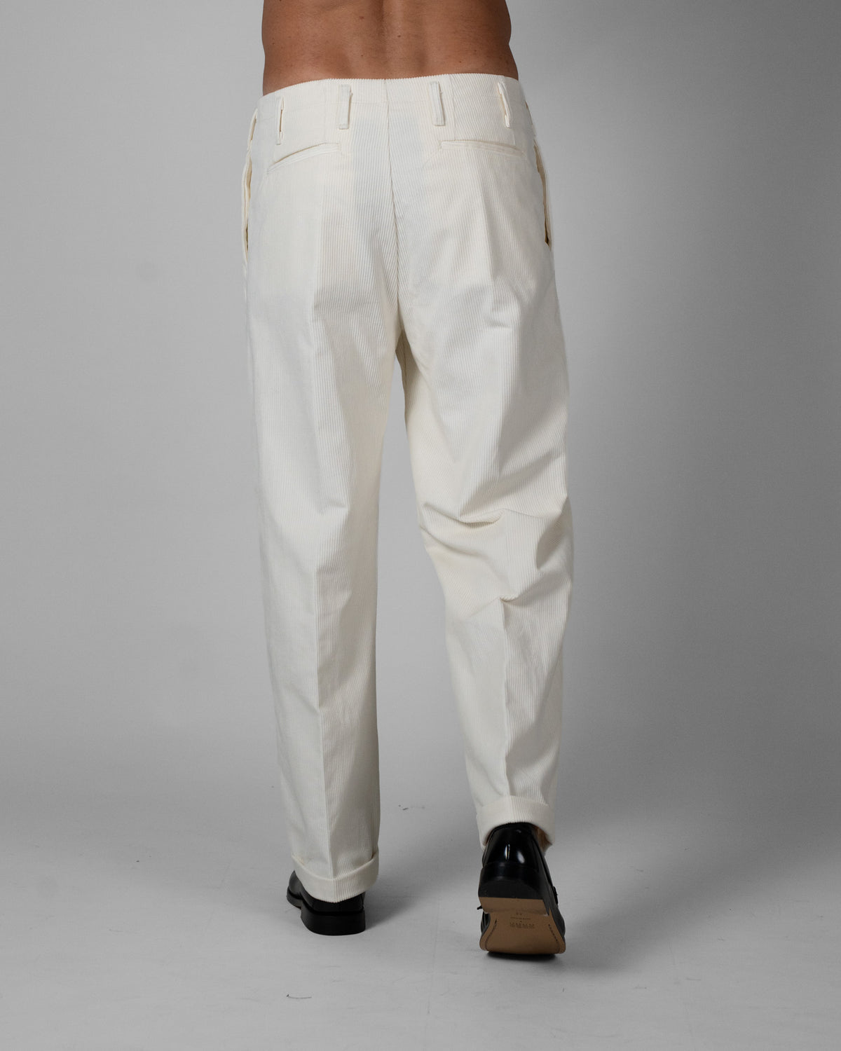 Pantalone Velluto Panna