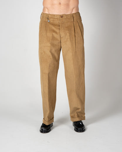 Pantalone Velluto Ocra