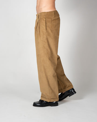 Pantalone Velluto Ocra
