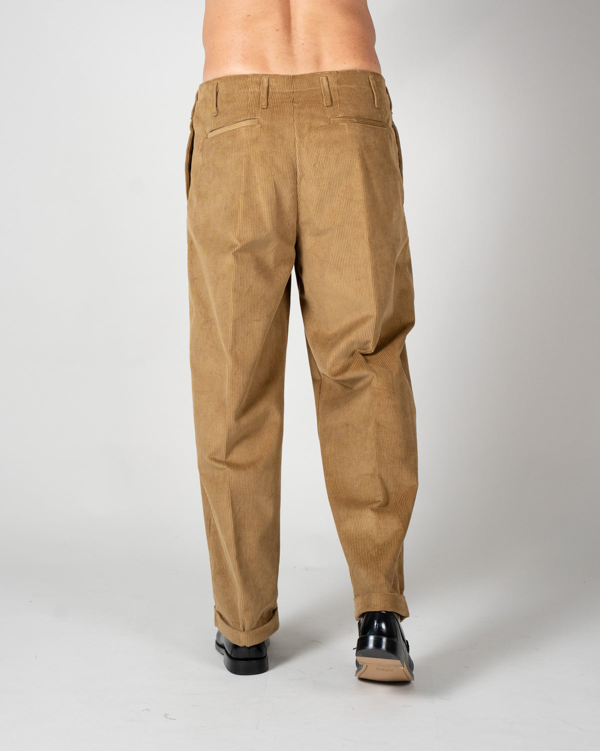 Pantalone Velluto Ocra