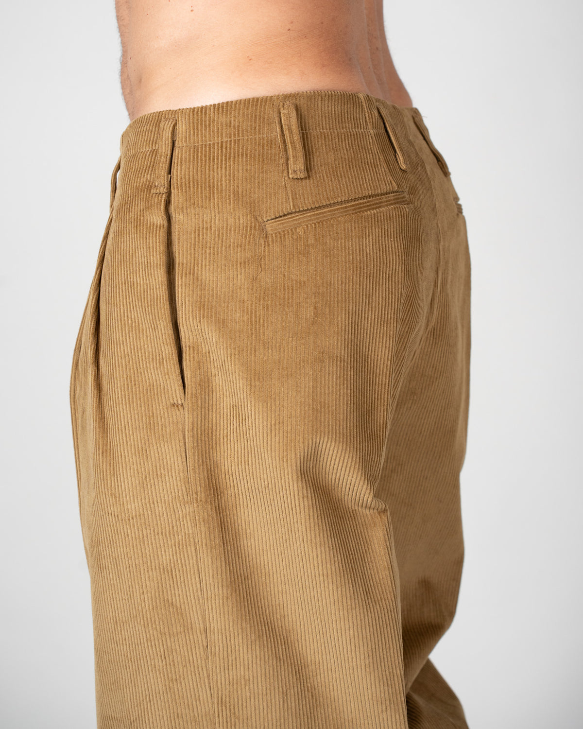 Pantalone Velluto Ocra