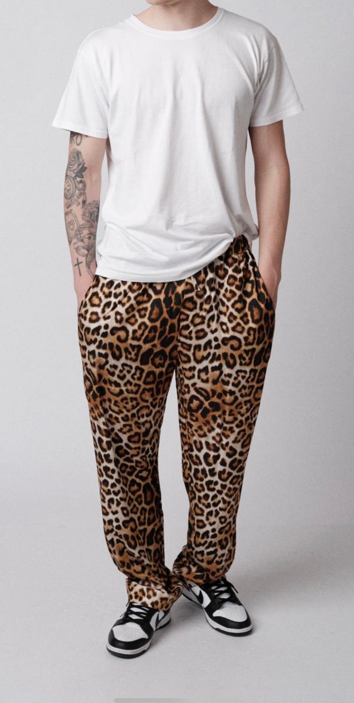 Underground Couture Pantalone Animalier Tencel