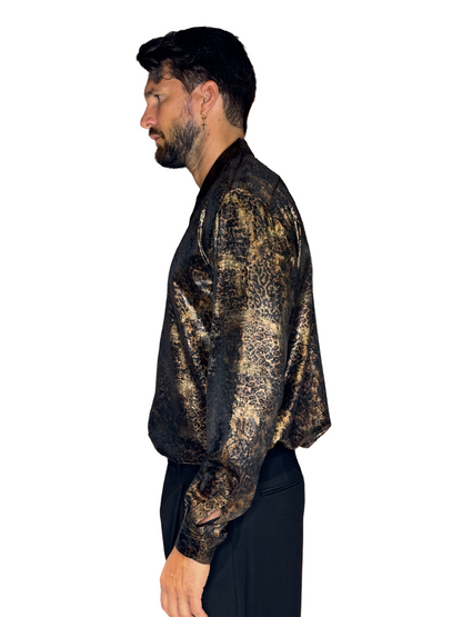 Camicia Animalier Oro