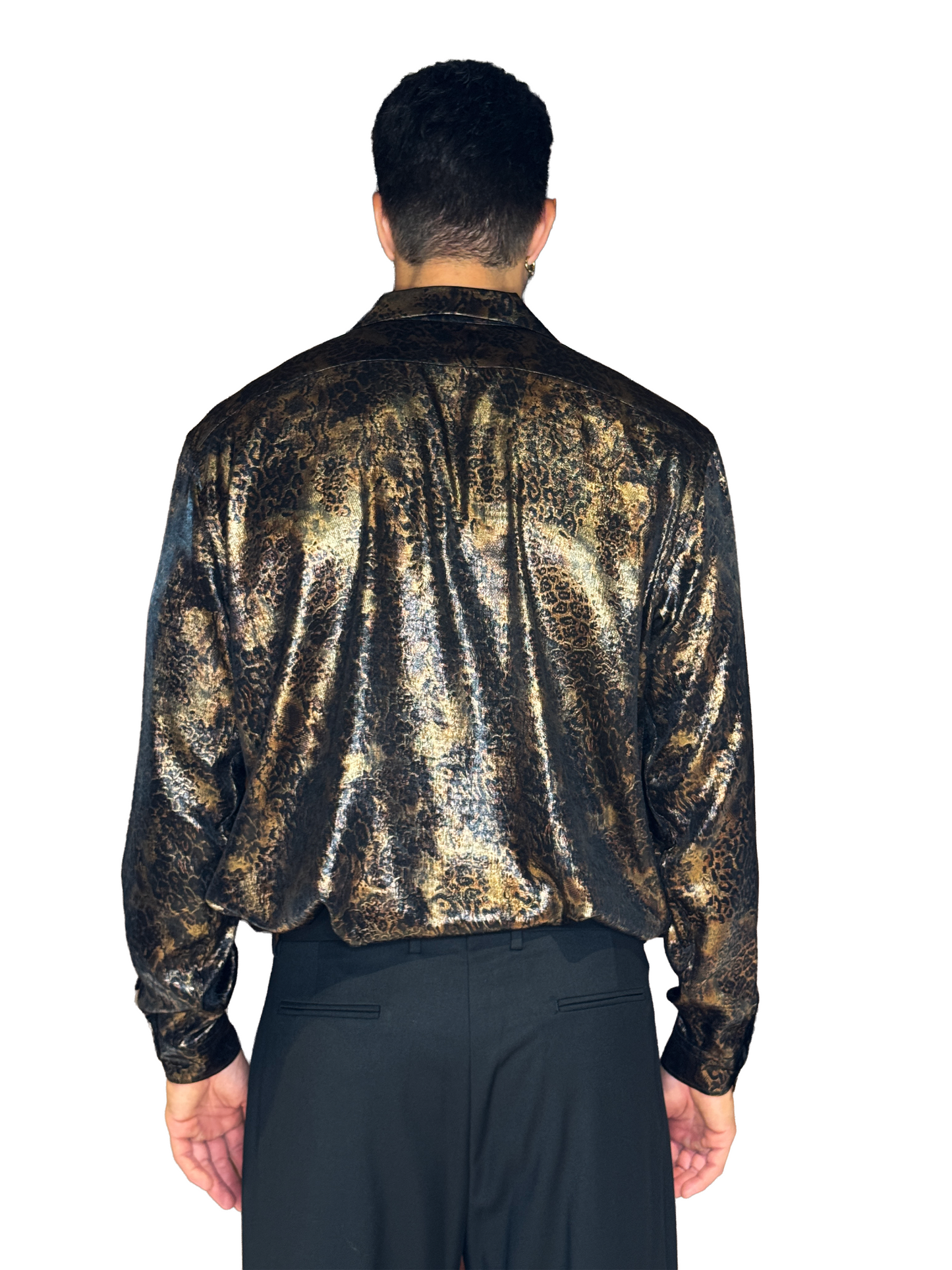 Camicia Animalier Oro