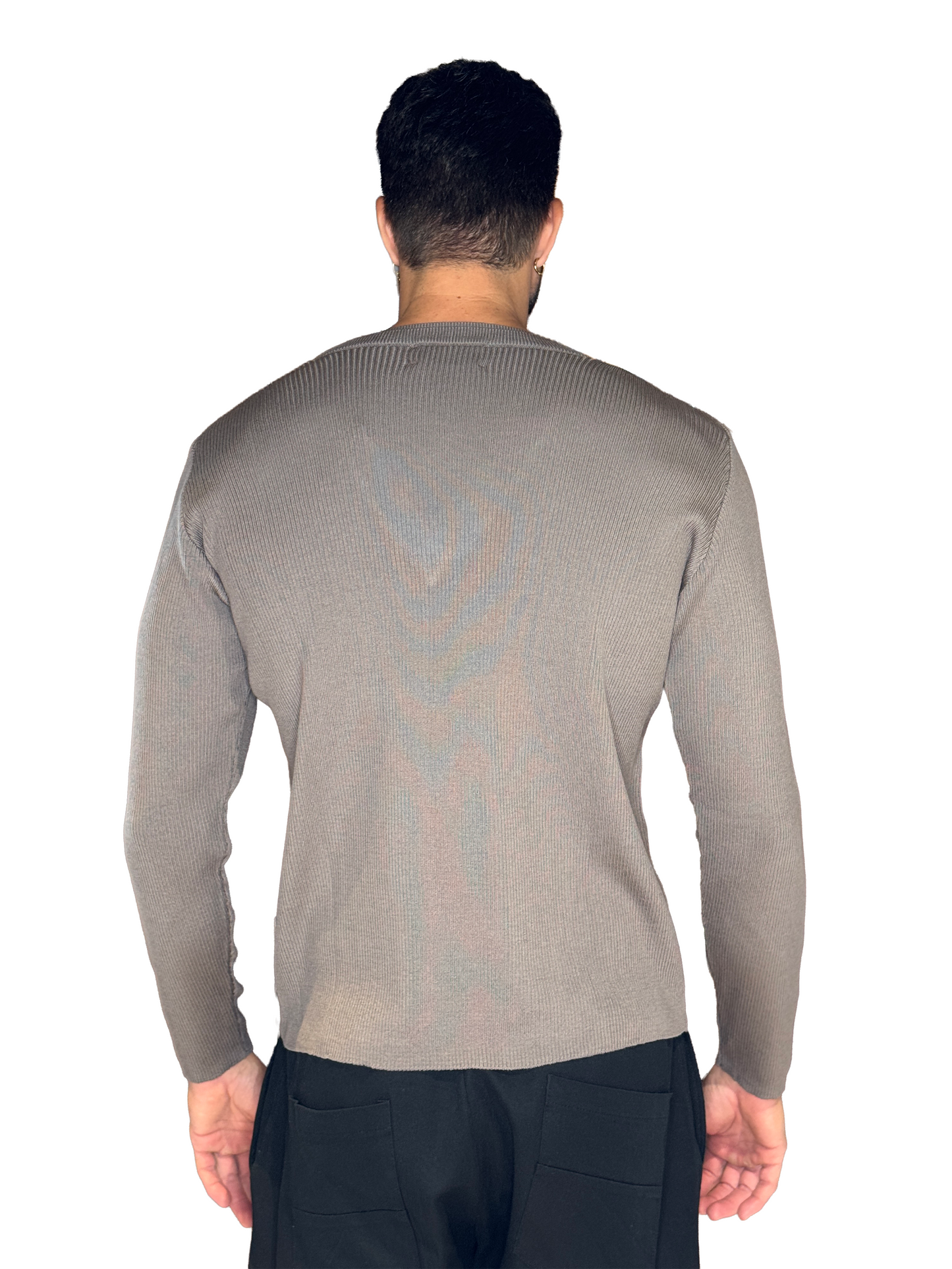 Maglia Costine V Tortora
