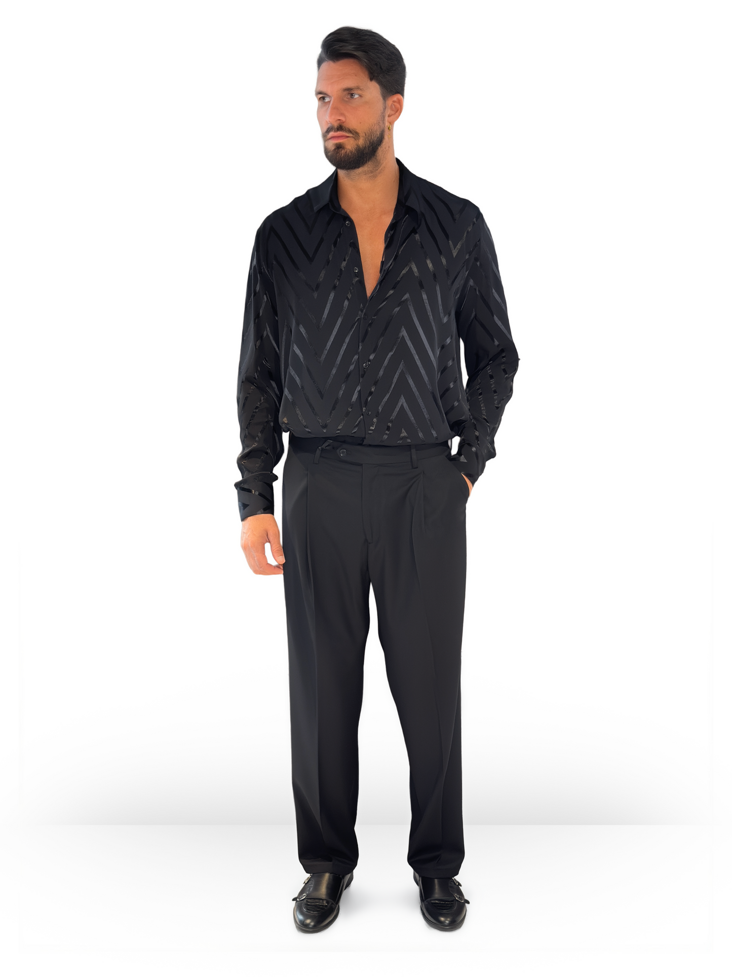 Camicia Raso Nera
