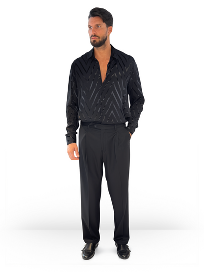 Camicia Raso Nera