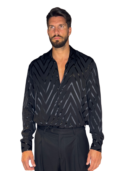 Camicia Raso Nera