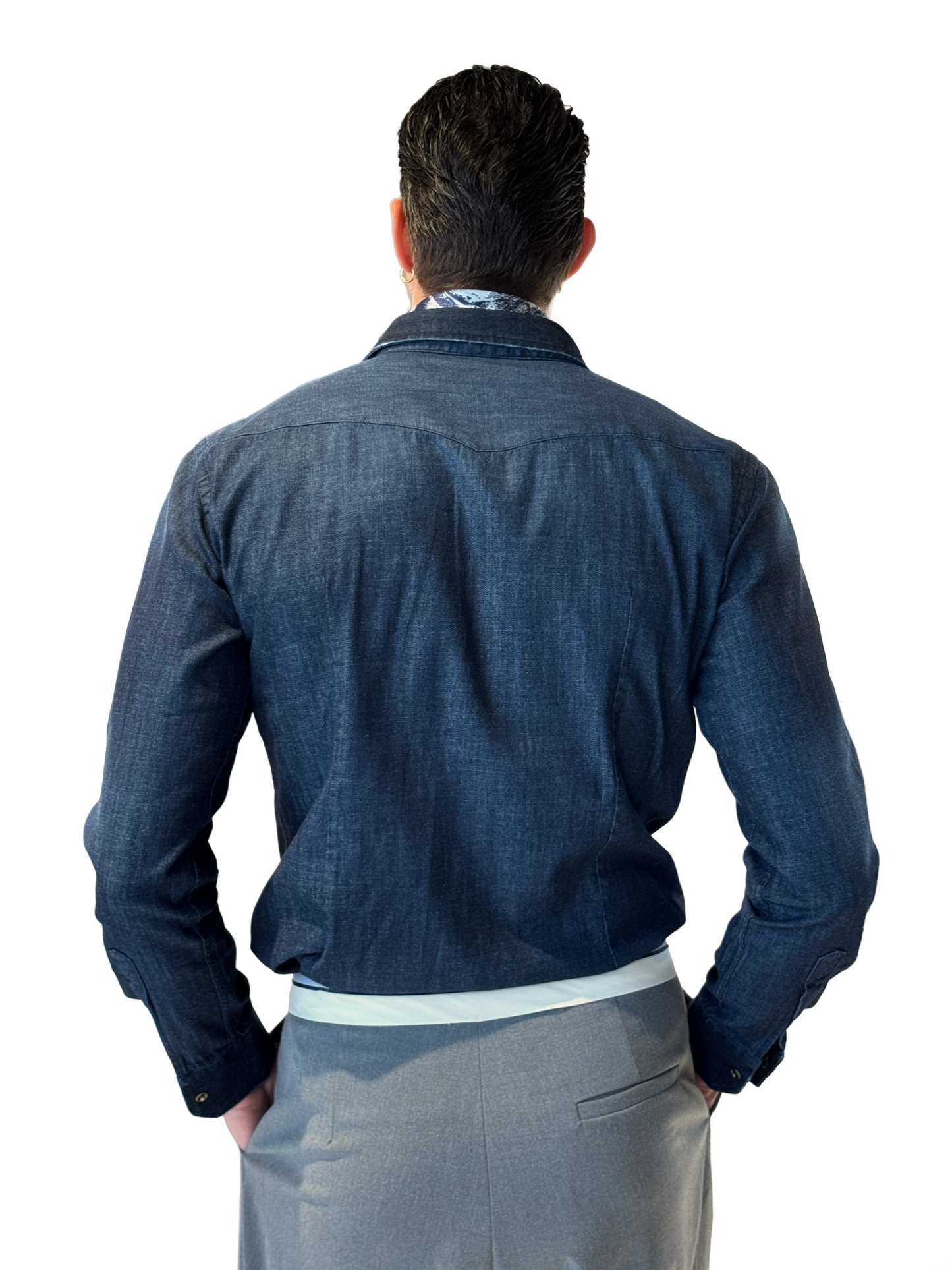 Camicia Denim Rotture