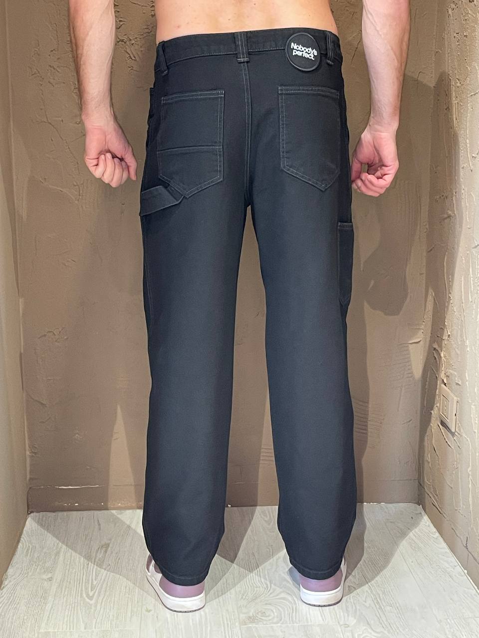 Pantalone Cargo Nero