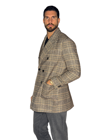 Cappotto Doppio Petto Scozzese