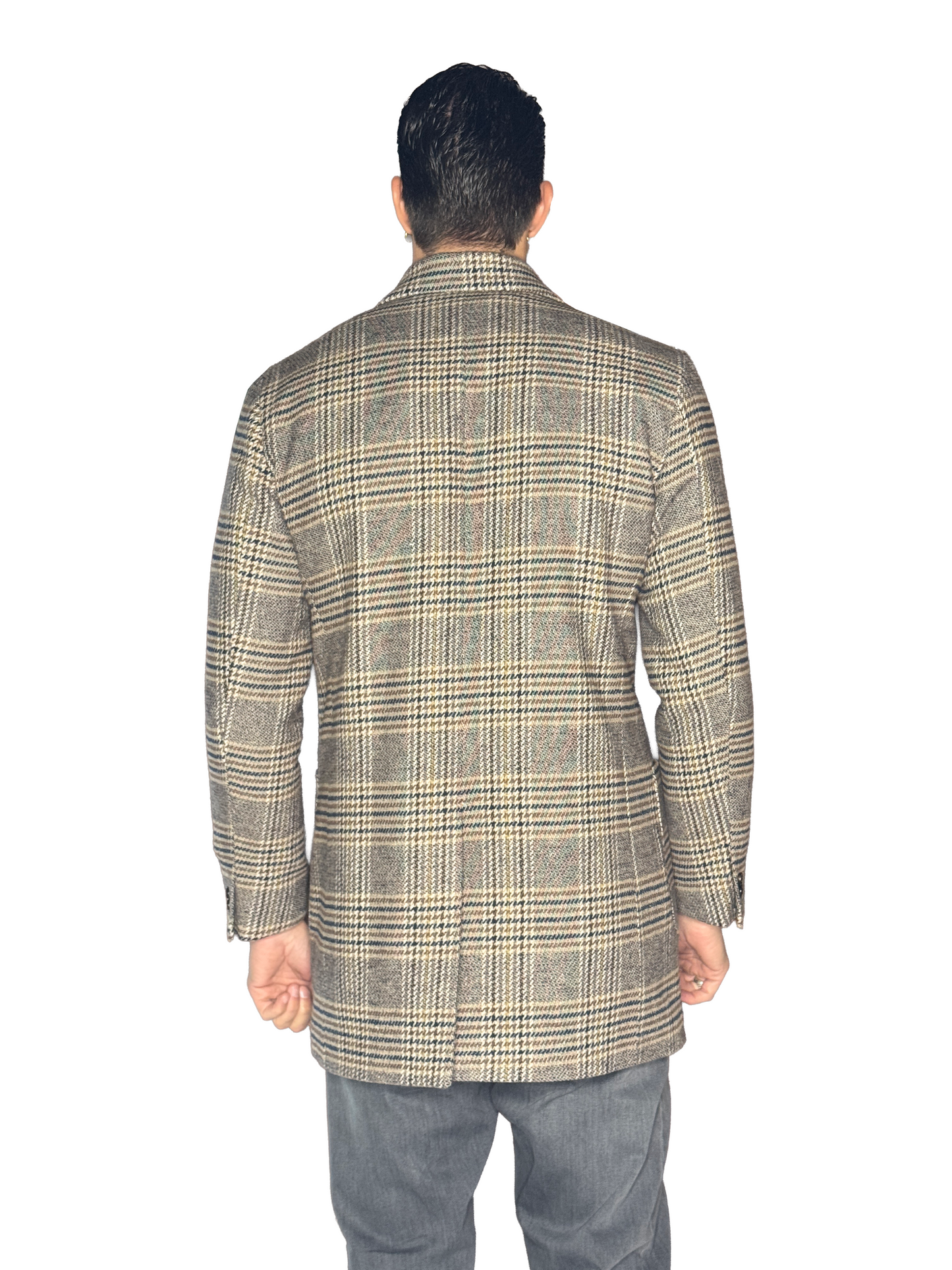 Cappotto Doppio Petto Scozzese