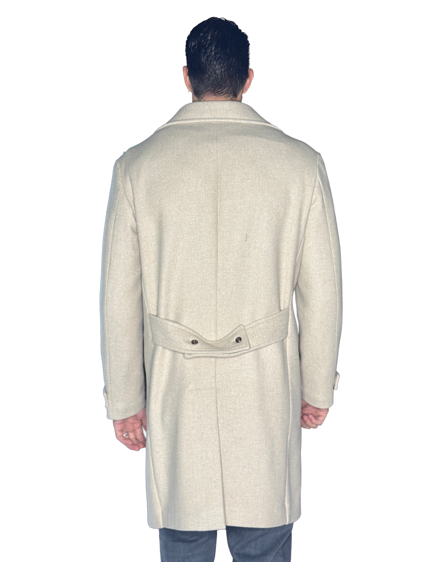 Cappotto Doppio Petto Beige AL