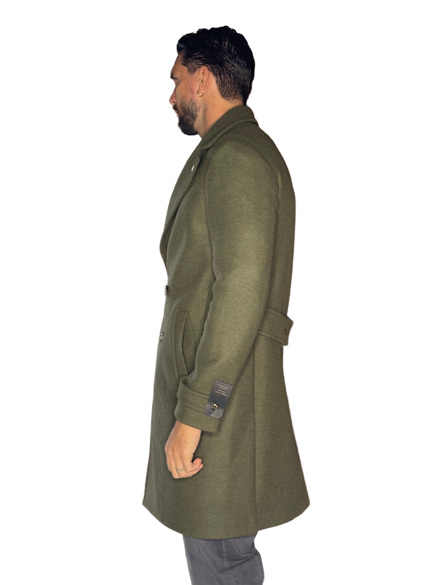 Cappotto Doppio Petto Verde AL