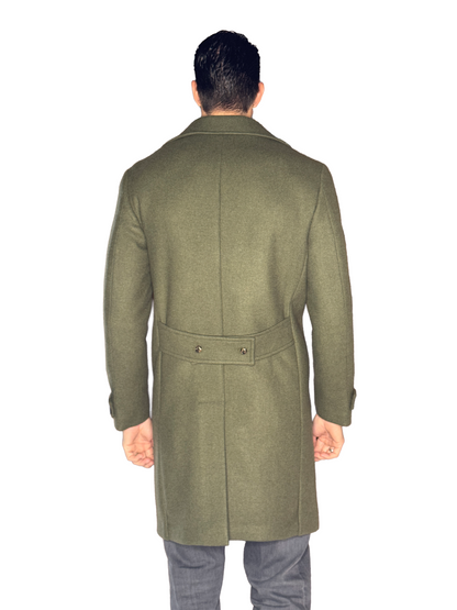 Cappotto Doppio Petto Verde AL