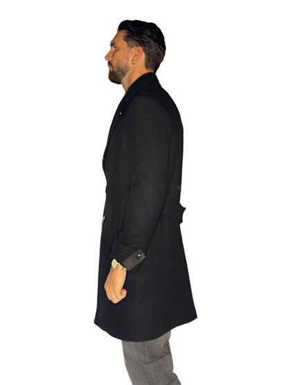 Cappotto Doppio Petto Nero AL