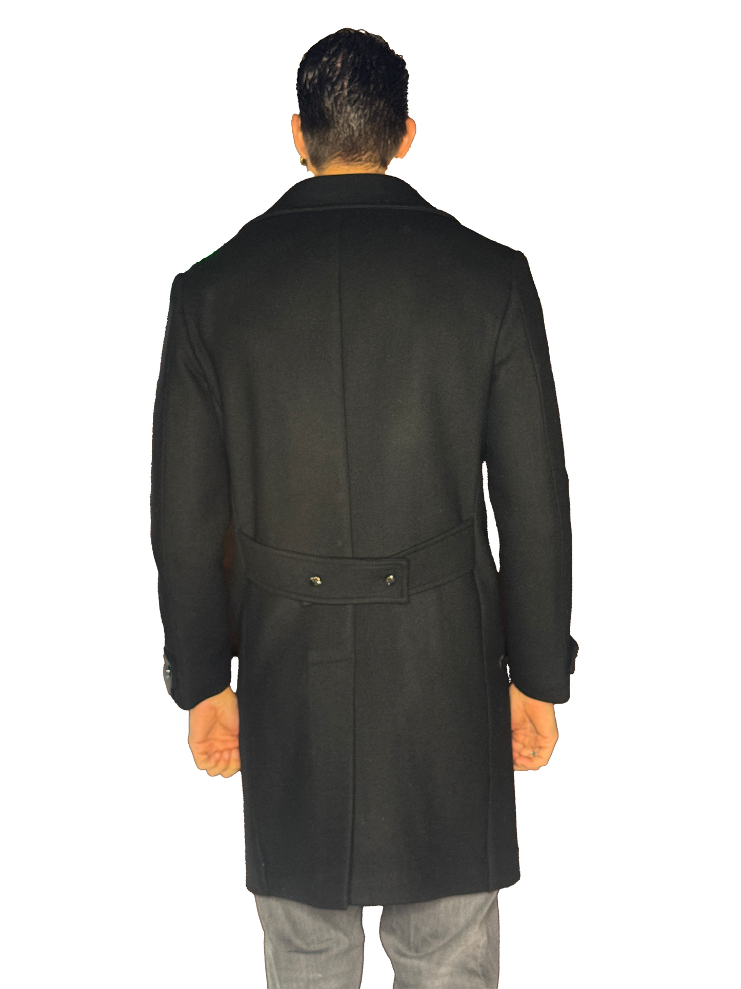 Cappotto Doppio Petto Nero AL