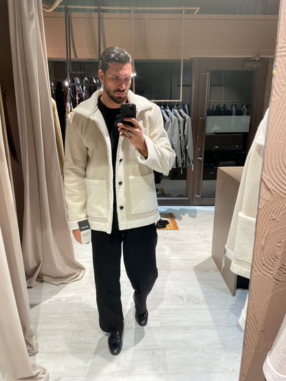 Giaccone in Velluto White