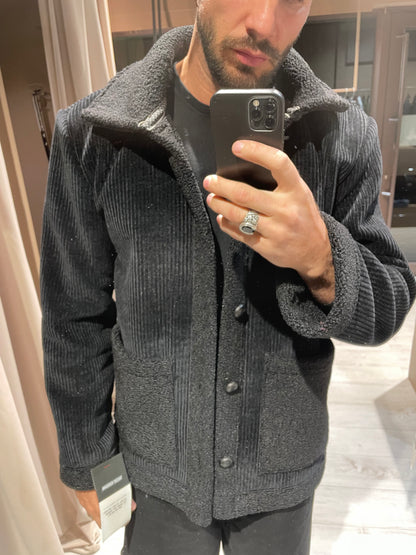 Giaccone Velluto Black