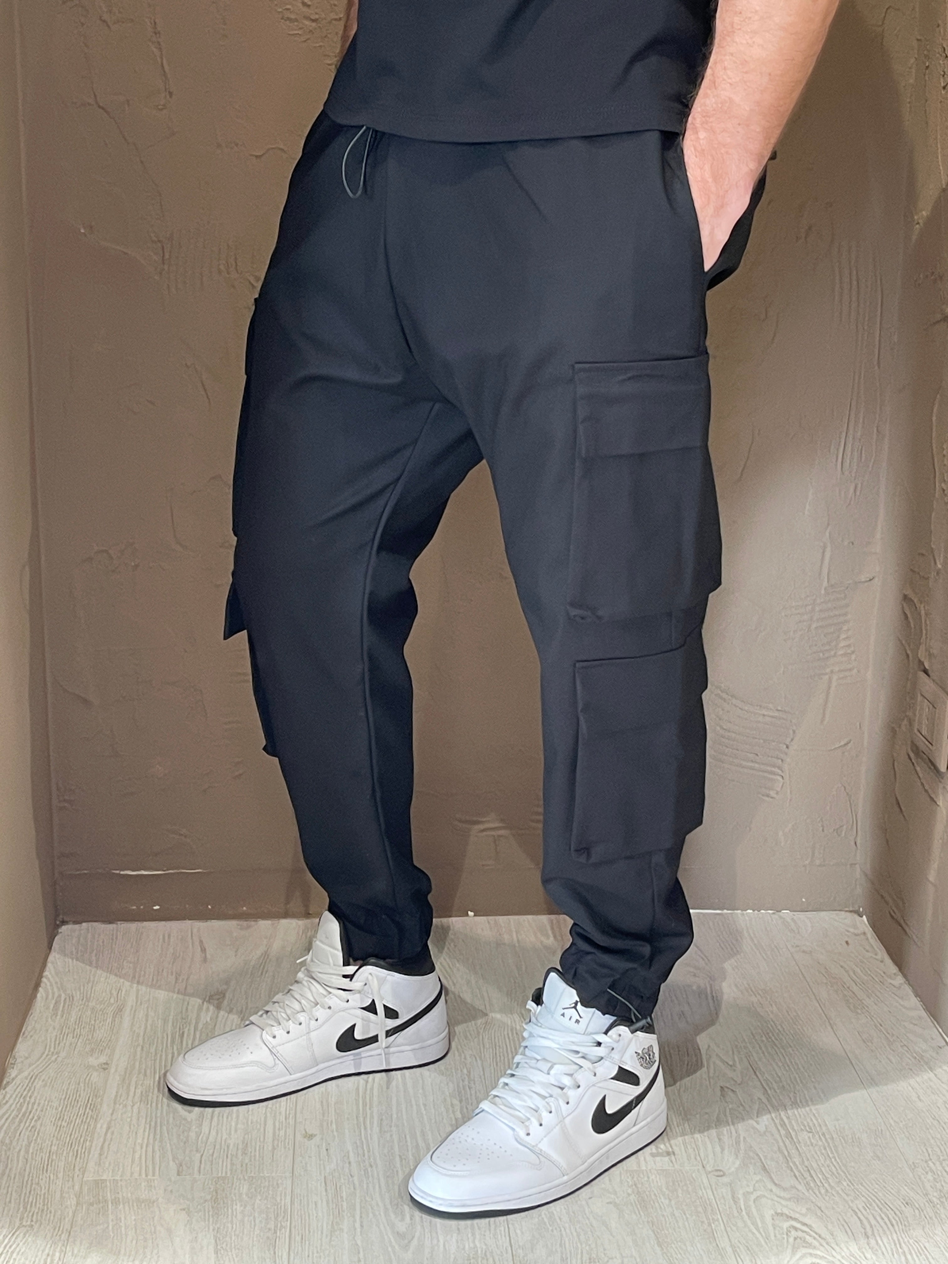 Underground Couture Pantalone Tasconato Nero