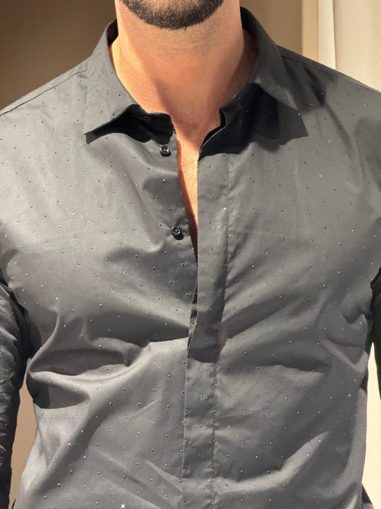 Camicia Brillantini Black