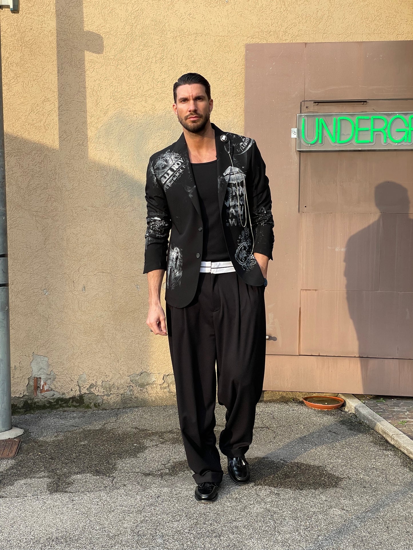 Giacca Dipinta a Mano