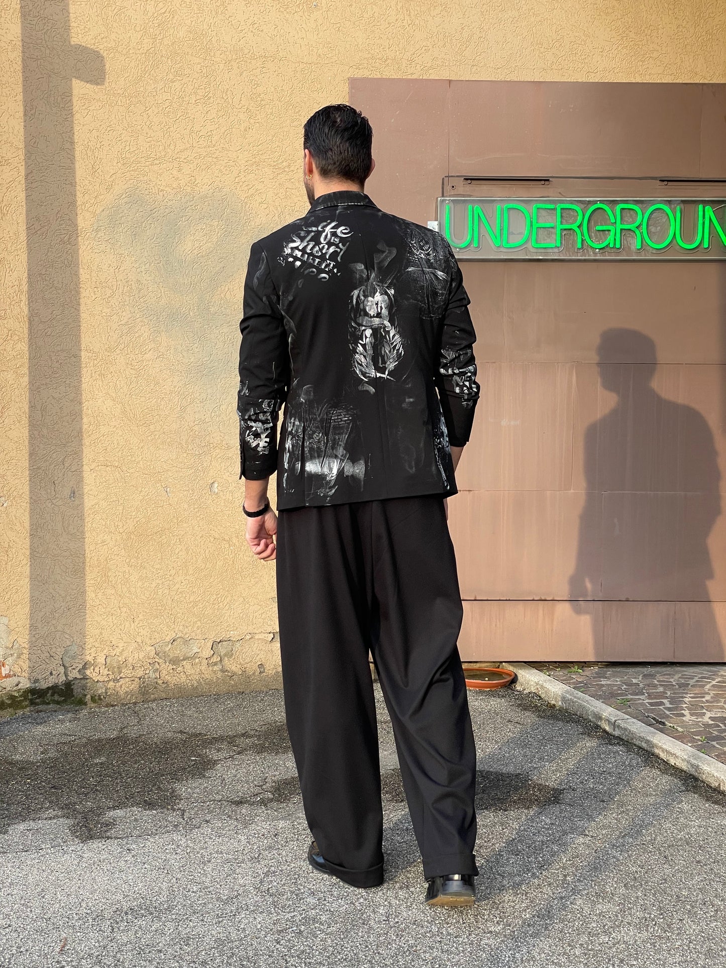 Giacca Dipinta a Mano