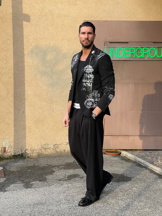 Giacca Dipinta a Mano