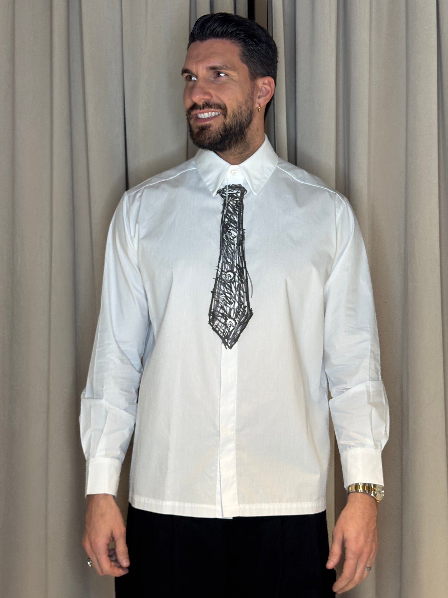 Camicia Bianca Cravatta