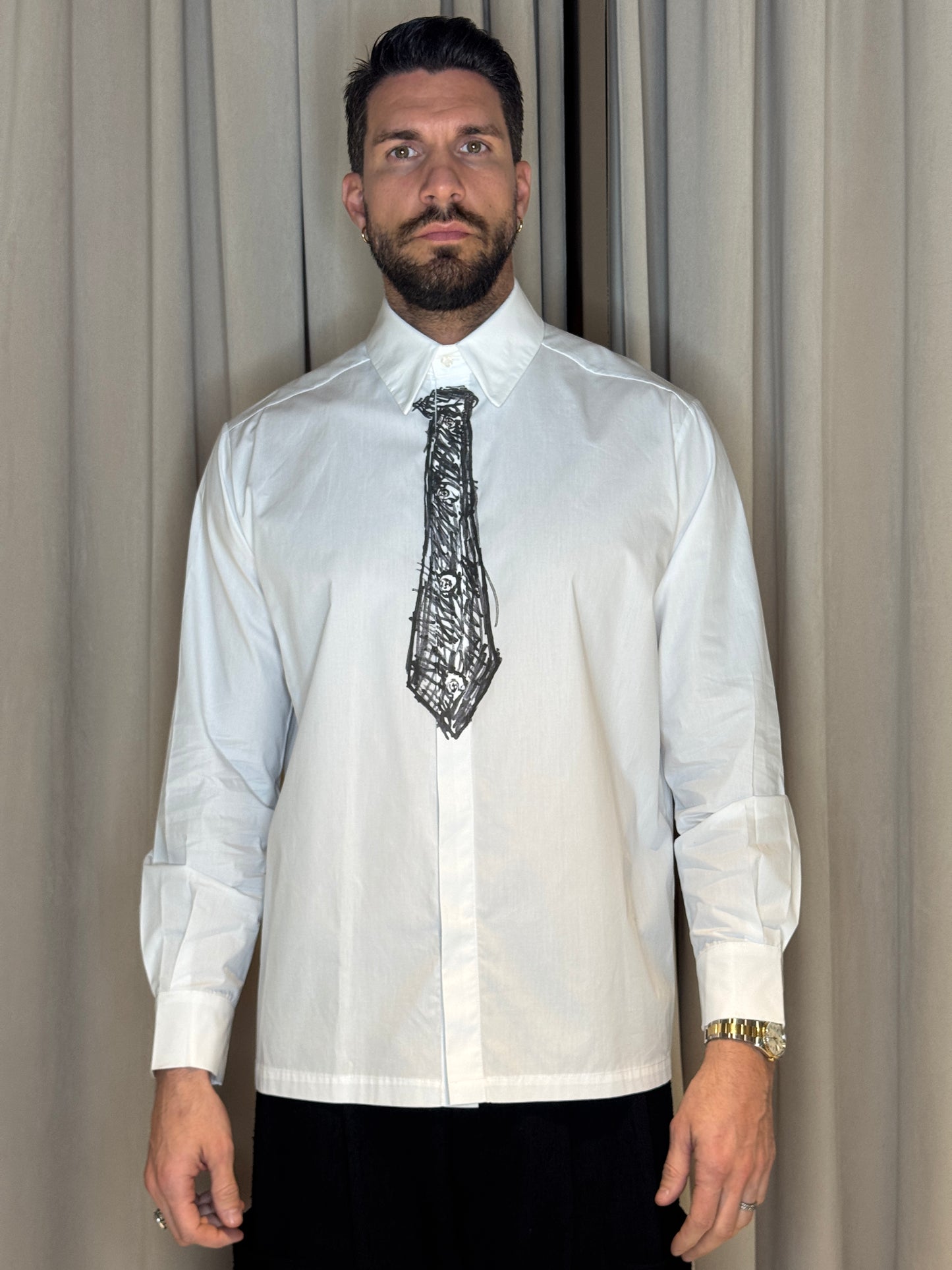 Camicia Bianca Cravatta