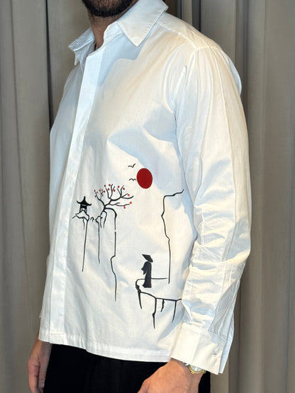 Camicia Ricamo Oriental
