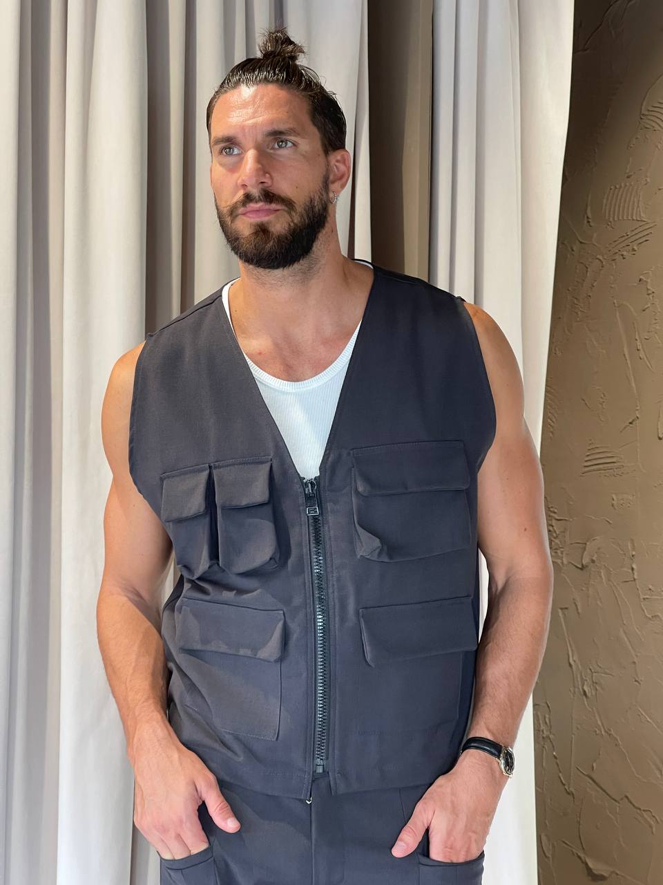 Underground Couture Gilet POCKET Grigio