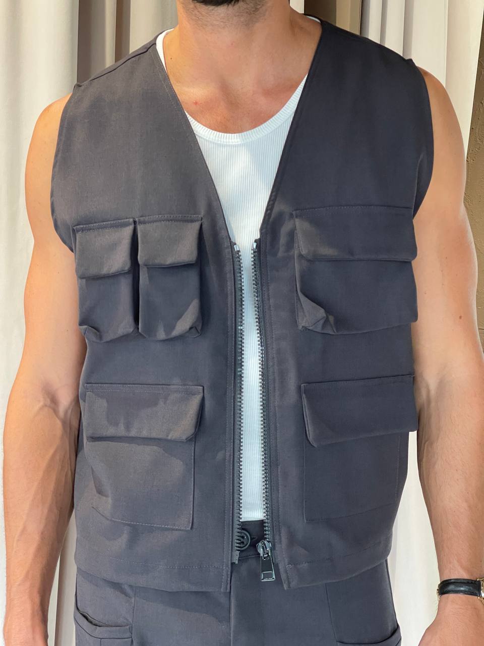 Gilet POCKET Grigio