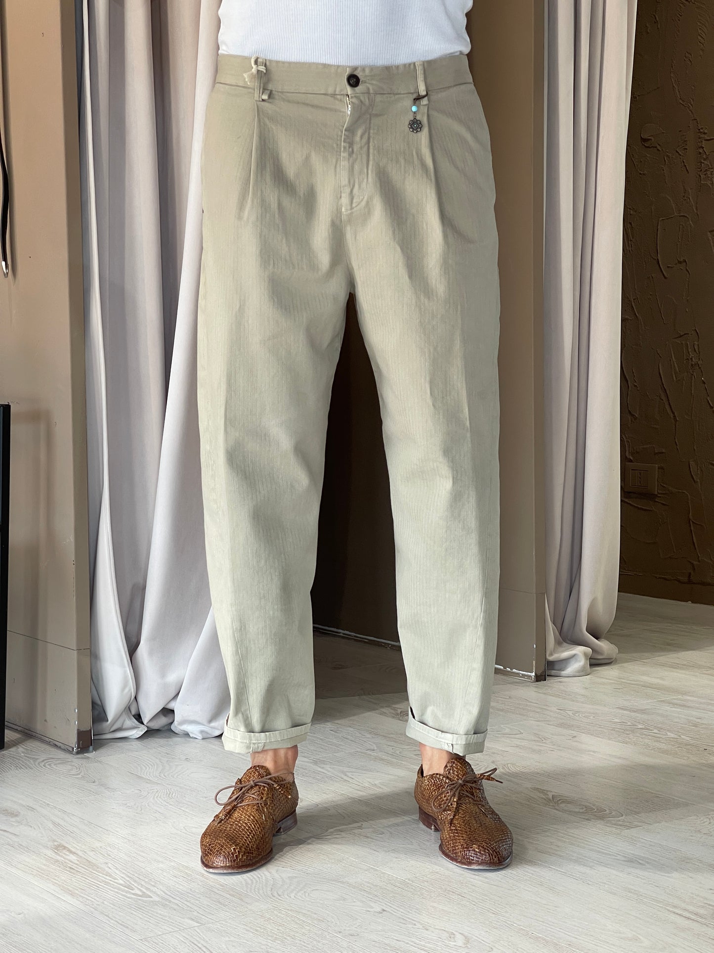 Pantalone Beige Telacruda