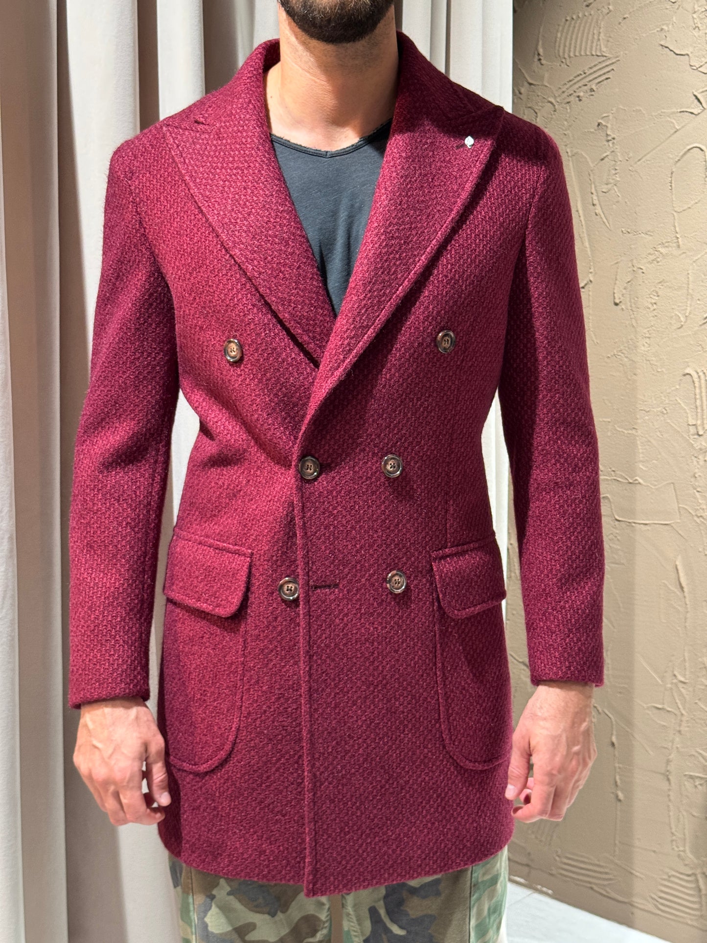 Cappotto Langella Bordeaux