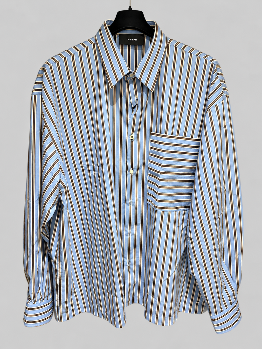 Camicia Rigata Azzura