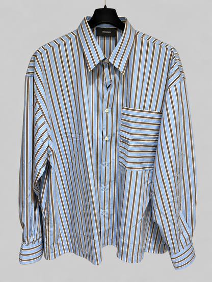 Camicia Rigata Azzura