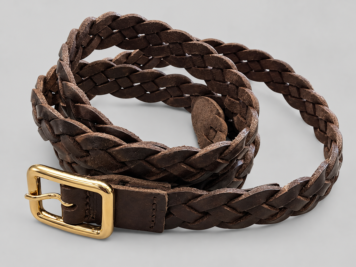 Cintura Intrecciata Brown