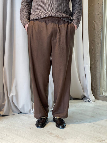 Pantalone Marrone Marsem Ampio