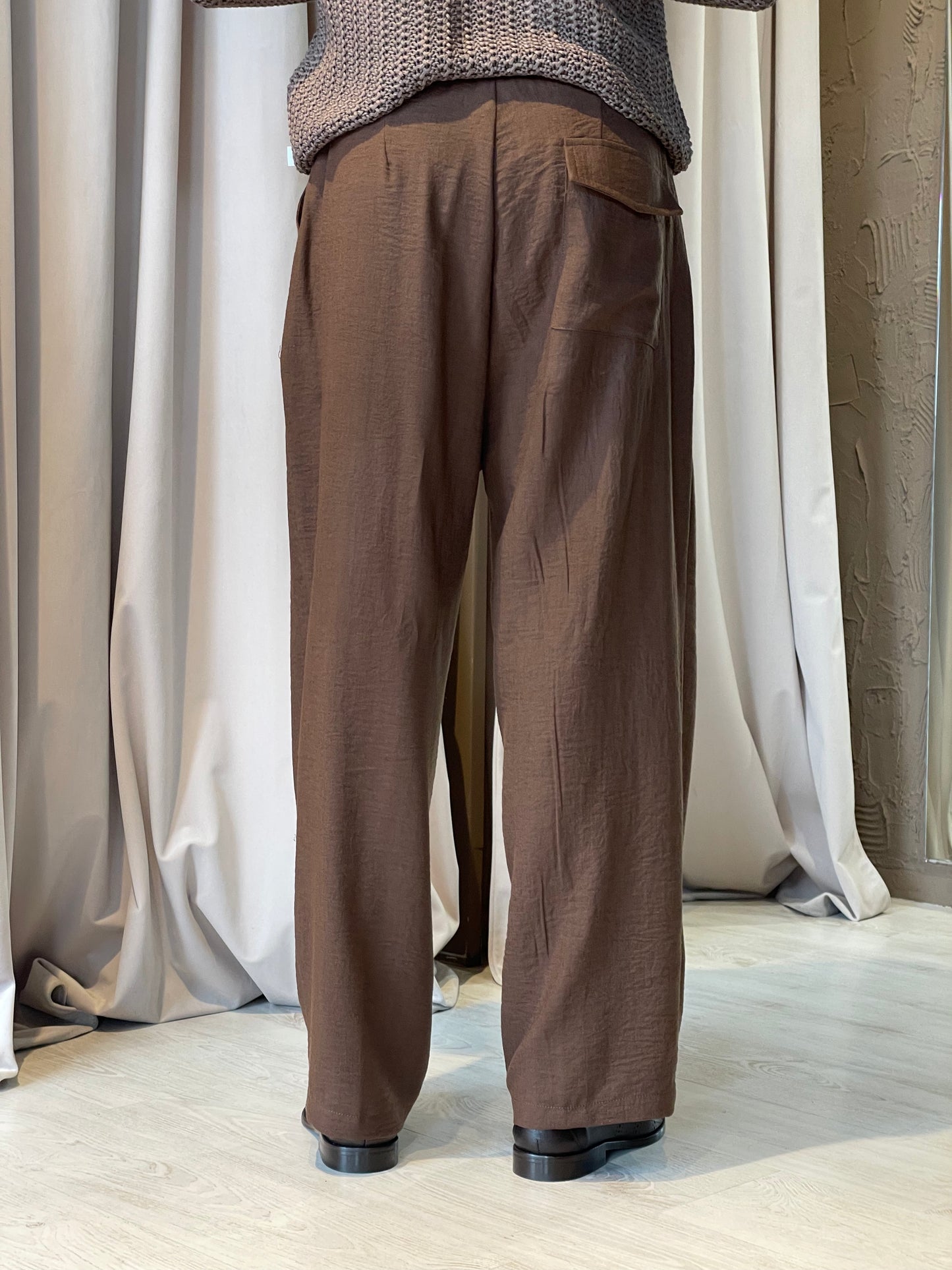 Pantalone Marrone Marsem Ampio