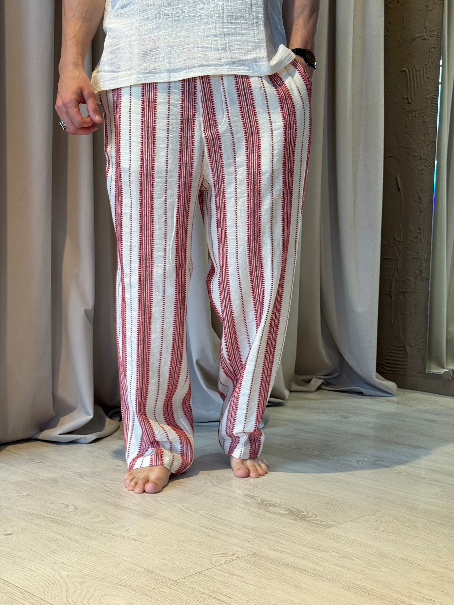 Pantalone Rigato Etnico
