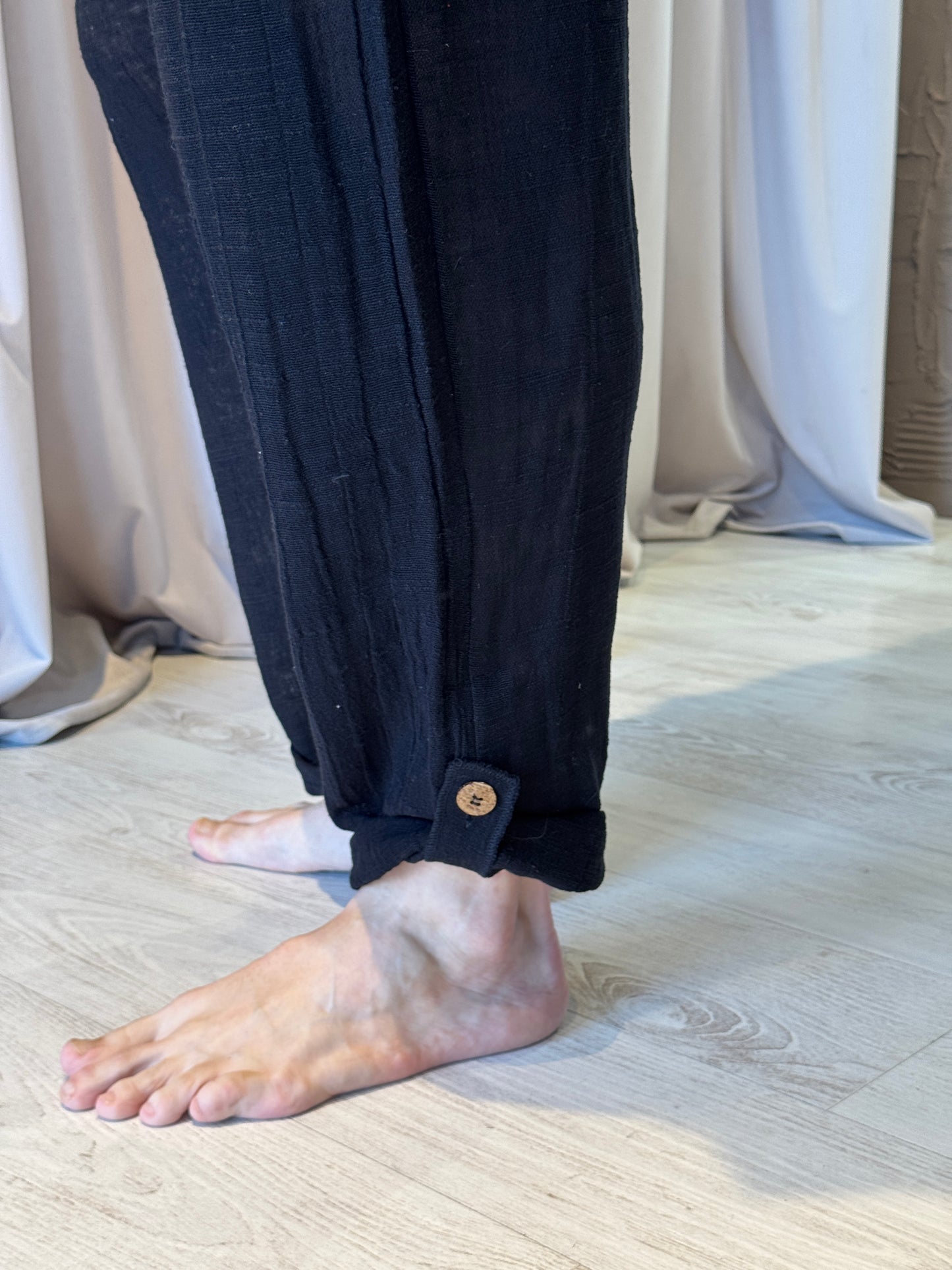 Pantalone Lino Nero